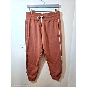Cotopaxi Women's Sweatpants Rust Fleece Size M Organic Cotton Drawstring